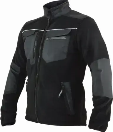 Men’s fleece jacket OXFORD STALCO PERFECT S Black STALCO PERFECT S-78879