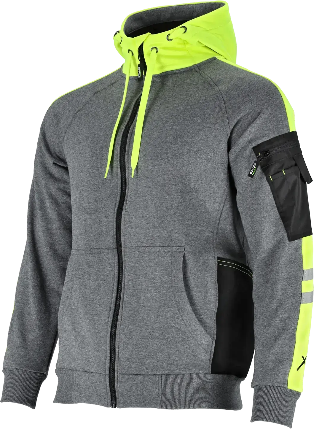 MECHANICK Men's Sweatshirt S Gray STALCO PERFECT S-78983