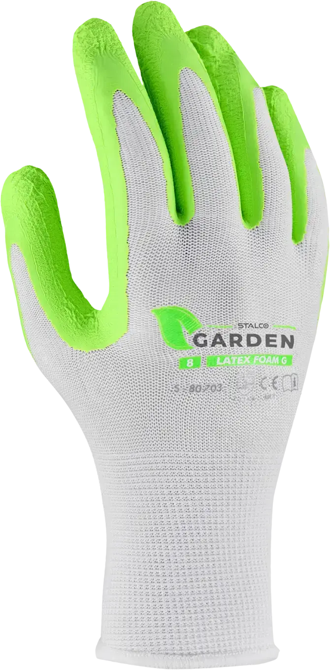 Polyester gloves LATEX FOAM G 6 STALCO GARDEN S-80700
