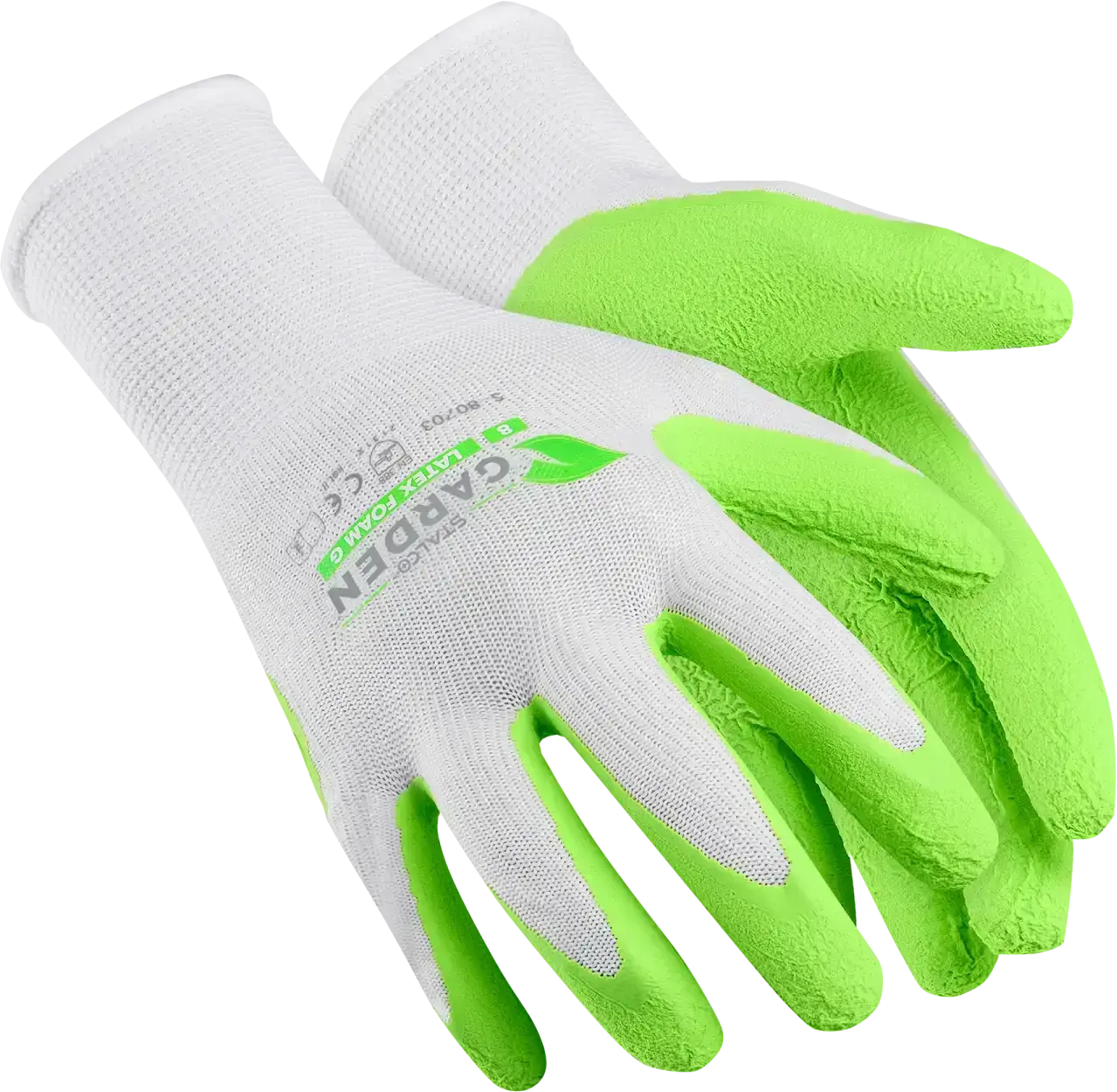 Polyester gloves LATEX FOAM G 7 STALCO GARDEN S-80701