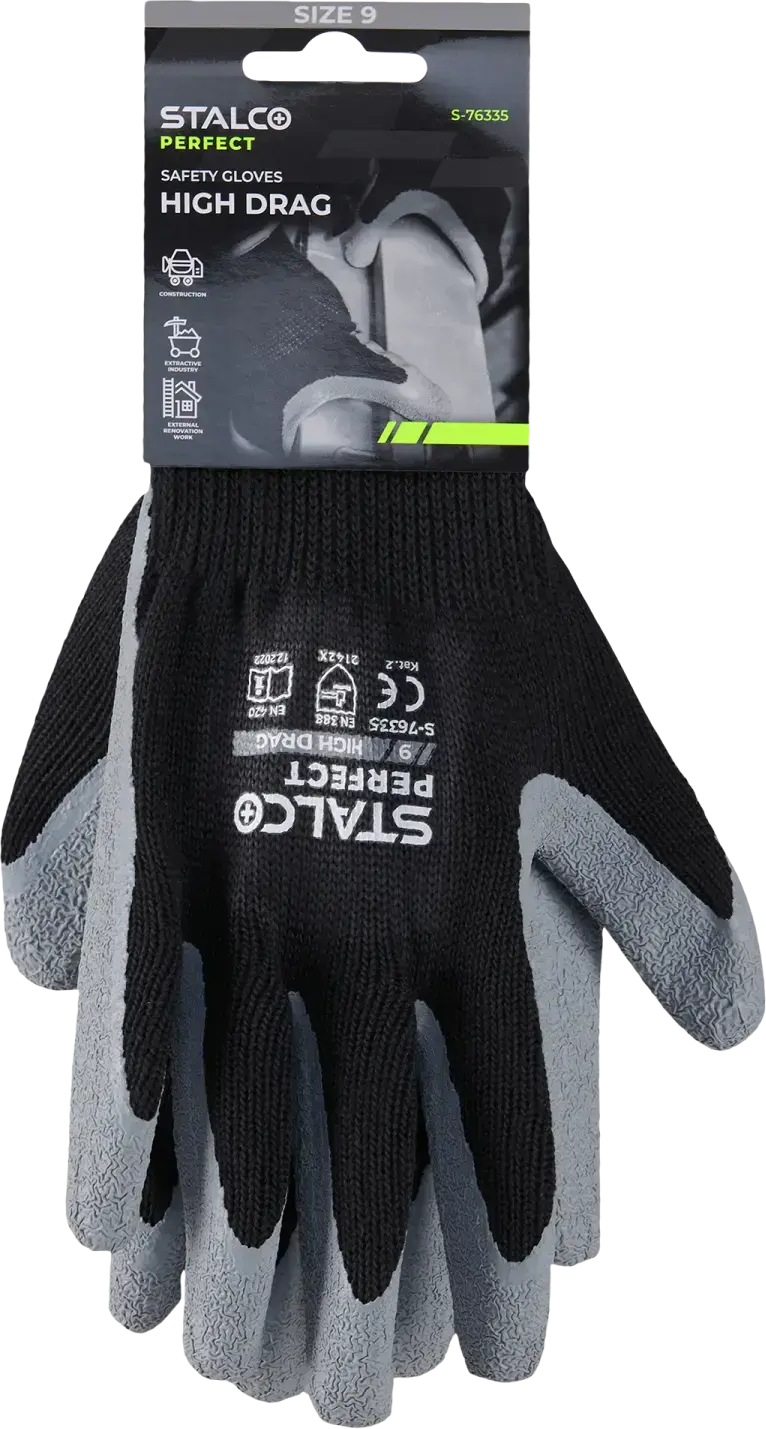 Polyester gloves HIGH DRAG 10 STALCO PERFECT S-76337