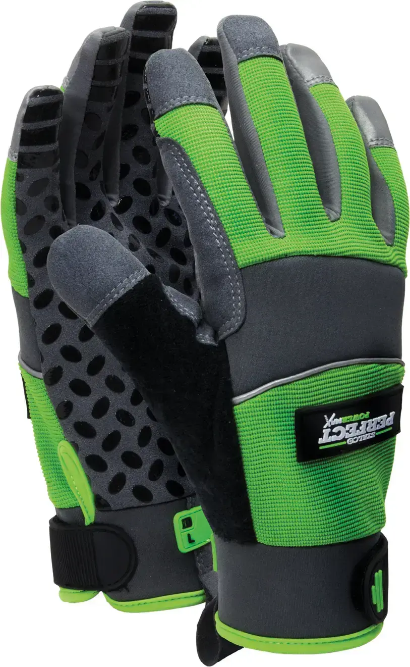 Synthetische handschoenen HI-VIS GRIPPER 10 STALCO PERFECT S-79077