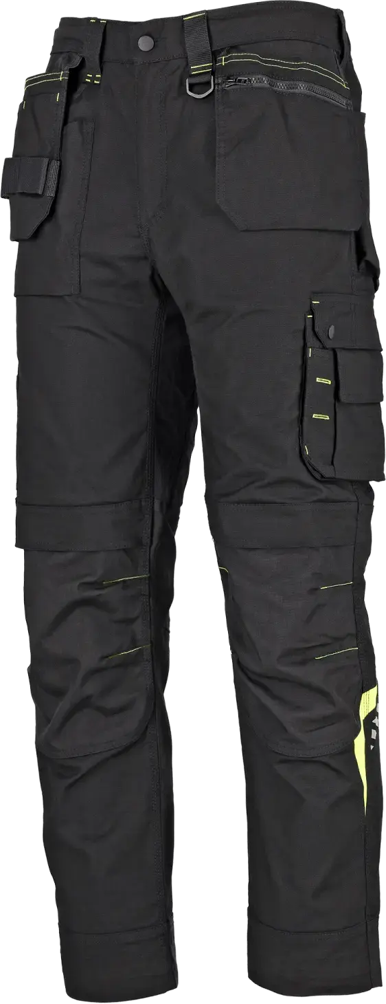 CANVAS S Work Trousers Black STALCO PERFECT S-78921