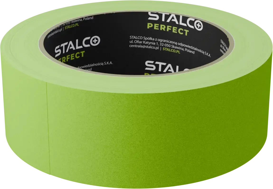 Professional Masking Tape 3.8mm x 50m Green STALCO PERFECT S042276658