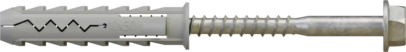 Expansion plug with hex head screw K sleeve: ø12x60mm, screw: ø8x60mm STALCO K - 12X60