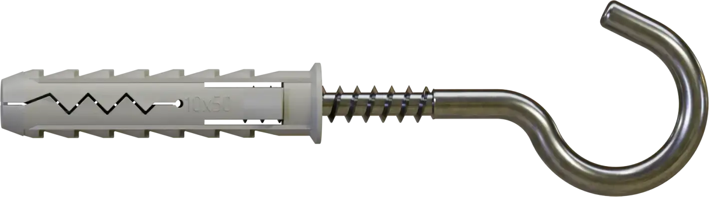 KHS ceiling hook expansion plug , sleeve: ø6x30mm, hook: ø4x35mm STALCO KHS - 6