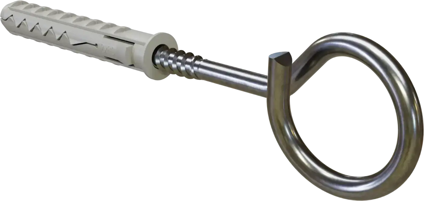 Expansion plug with open eye hook KHOO sleeve: ø12x80mm, hook: ø8x90mm STALCO KHH - 12