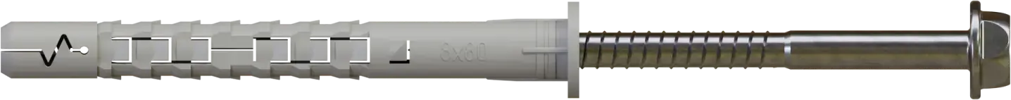 Frame expansion plug for various substrates TXK sleeve: ø8x60mm, screw: ø5.5x65mm STALCO PERFECT TXK - 8X60