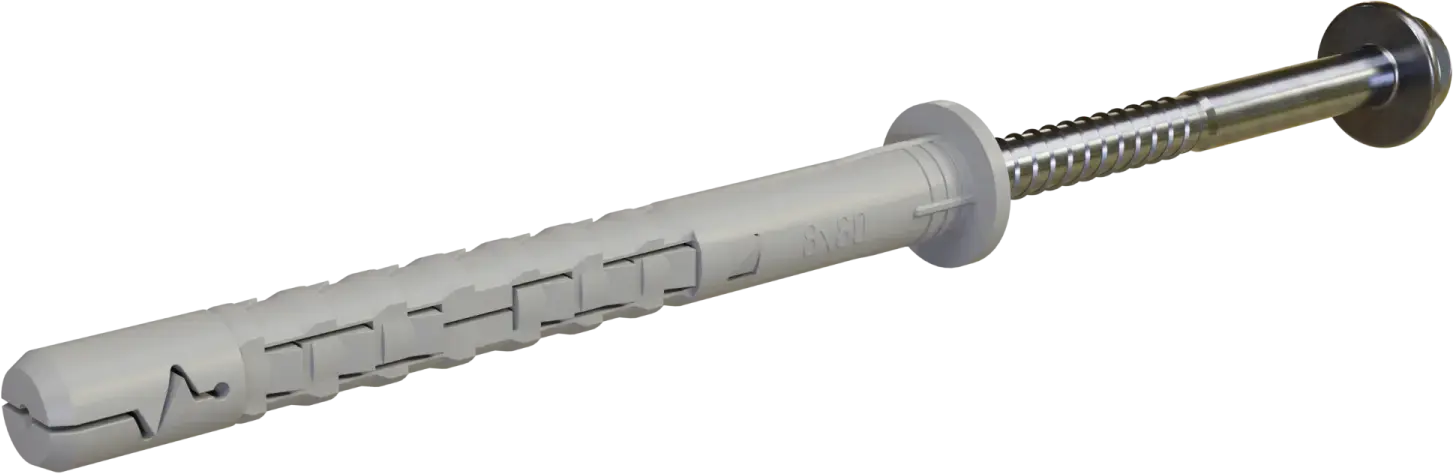 Kozijnexpansieplug voor verschillende ondergronden TXK – Huls: ø8x120mm, schroef: ø5.5x125mm STALCO PERFECT TXK - 8X120