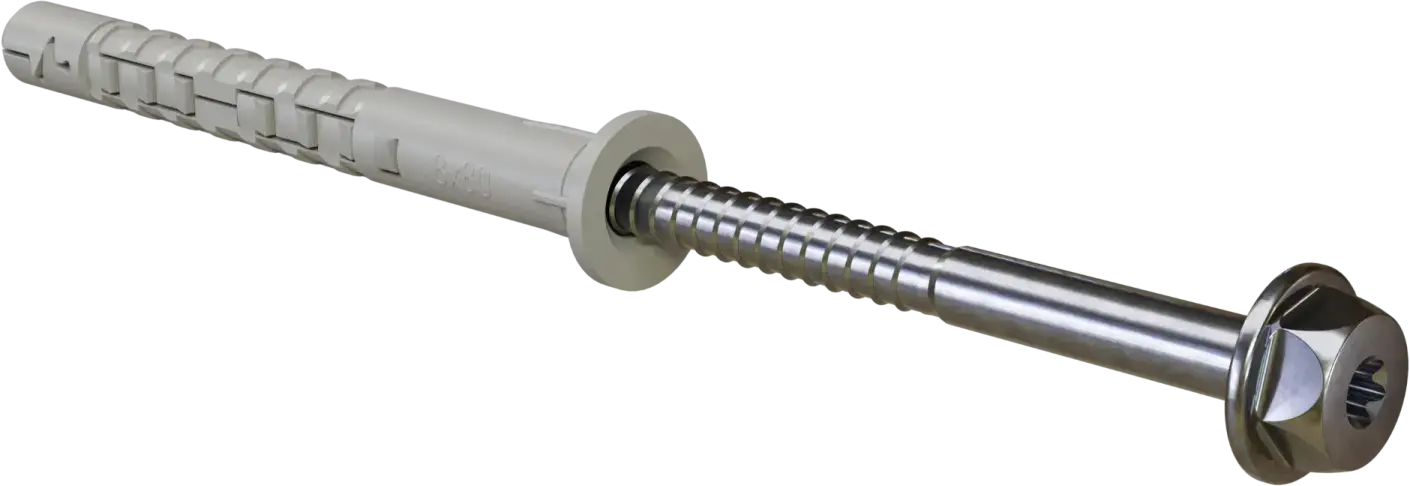 Kozijnexpansieplug voor verschillende ondergronden TXK – Huls: ø10x100mm, schroef: ø6.9x105mm STALCO PERFECT TXK - 10X100