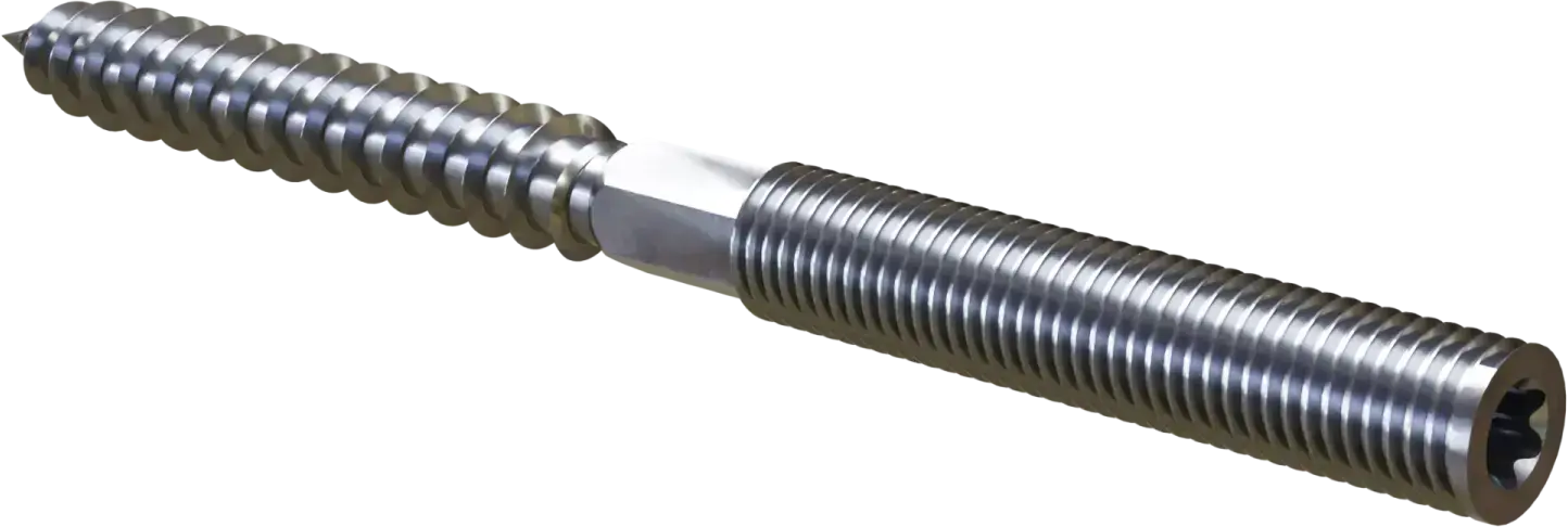 Double-threaded screw DW ø8x60mm STALCO DW - 8X60