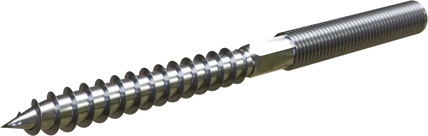 Dubbeldraadschroef DW ø8x100 mm STALCO DW - 8X100