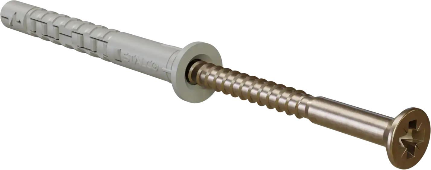 Frame expansieplug voor holle materialen PXS huls: ø10x100mm, schroef: ø6,9x105mm STALCO PXS - 10X100