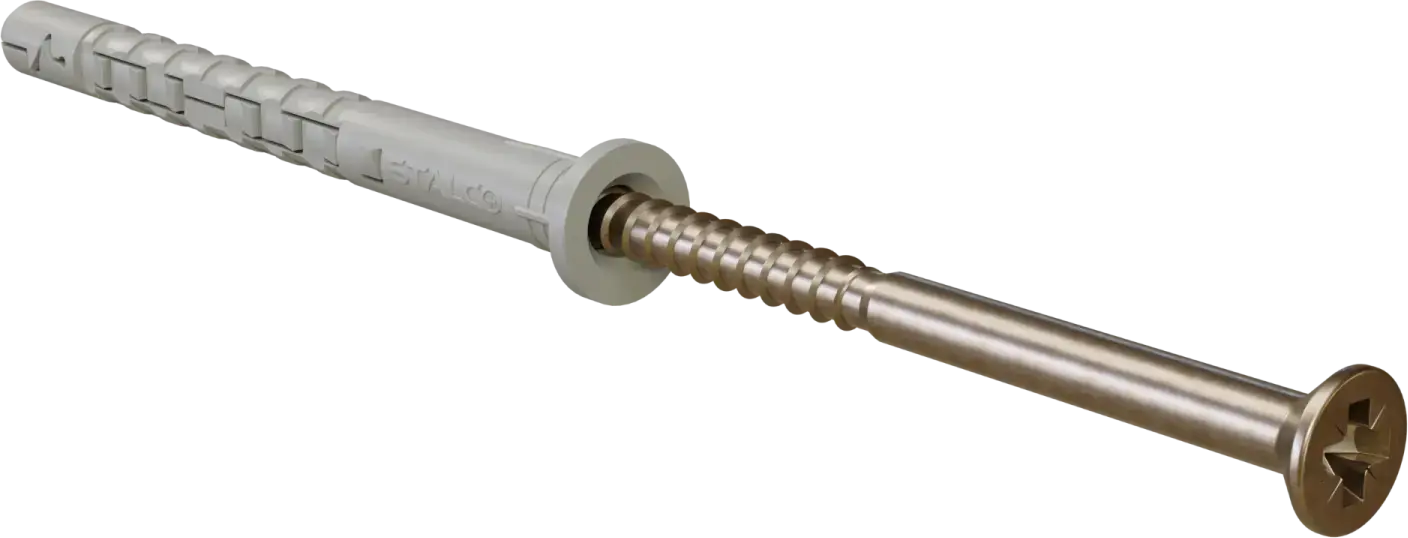 Frame expansieplug voor holle materialen PXS huls: ø10x160mm, schroef: ø6,9x165mm STALCO PXS - 10X160