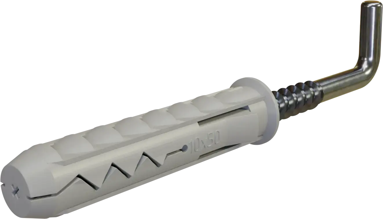 Expansieplug met rechte haak KHP – Huls: ø12x60mm, haak: ø6,5x65mm STALCO KHP - 12