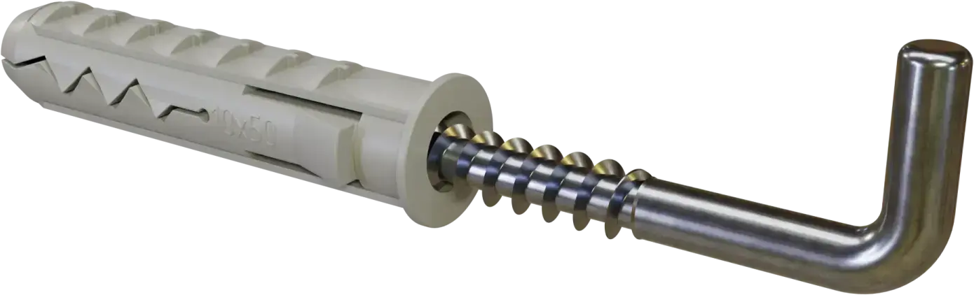 Expansieplug met rechte haak KHP – Huls: ø12x60mm, haak: ø6,5x65mm STALCO KHP - 12