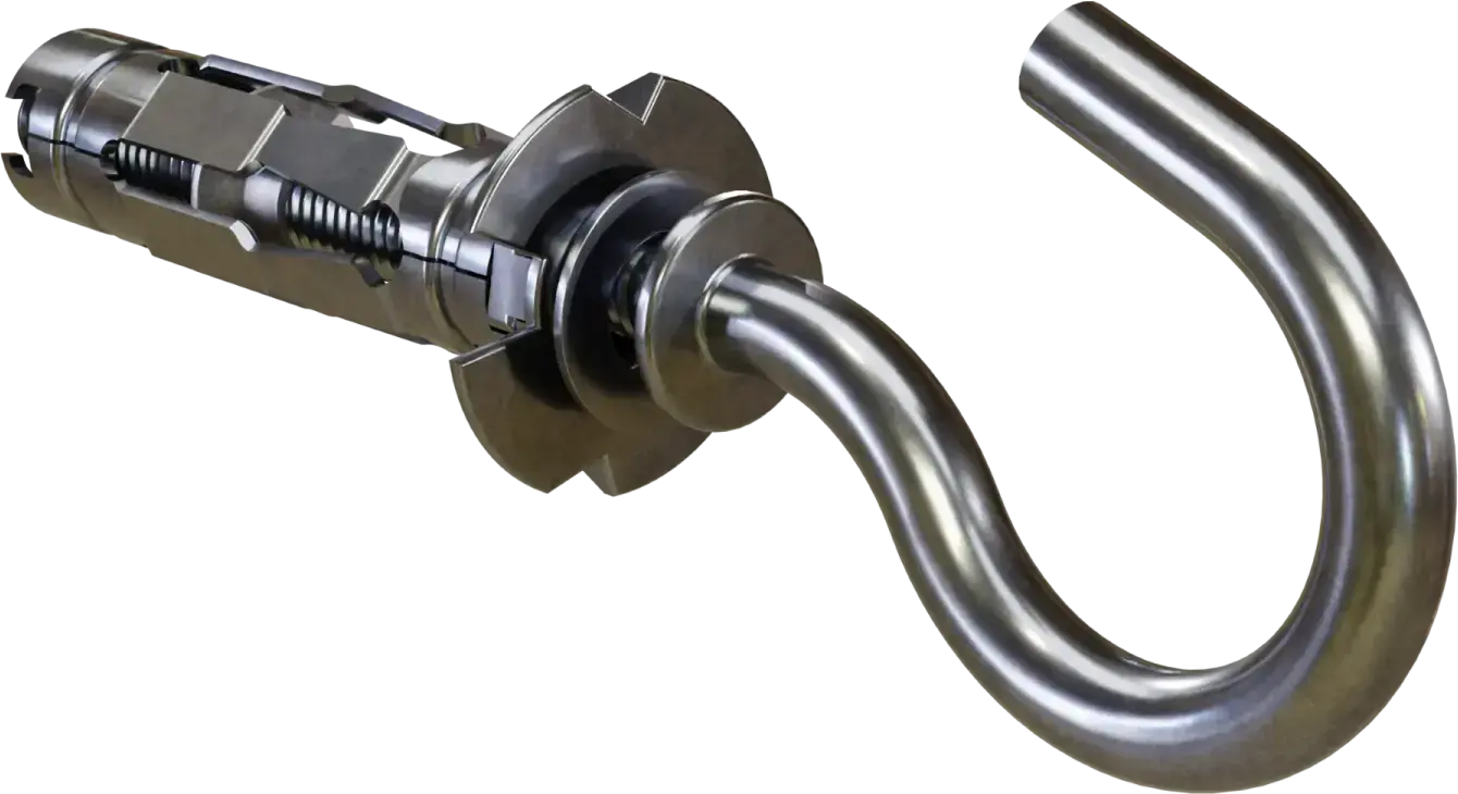 Steel MOLLY plug with ceiling hook , drilling diameter: ø7mm, screw diameter: 3.5-4.0mm STALCO MOLLY - 4X32/38 S