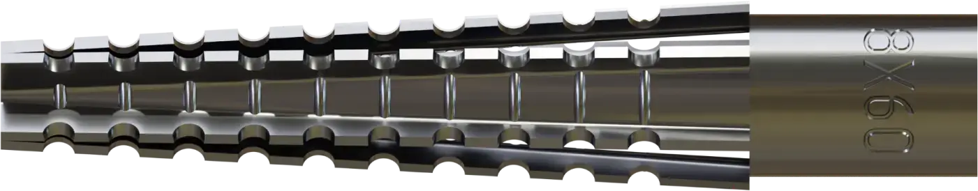 Metal plug for aerated concrete KG , drilling diameter: ø6mm, screw: ø4.5-5.0mm STALCO KG - 6X32