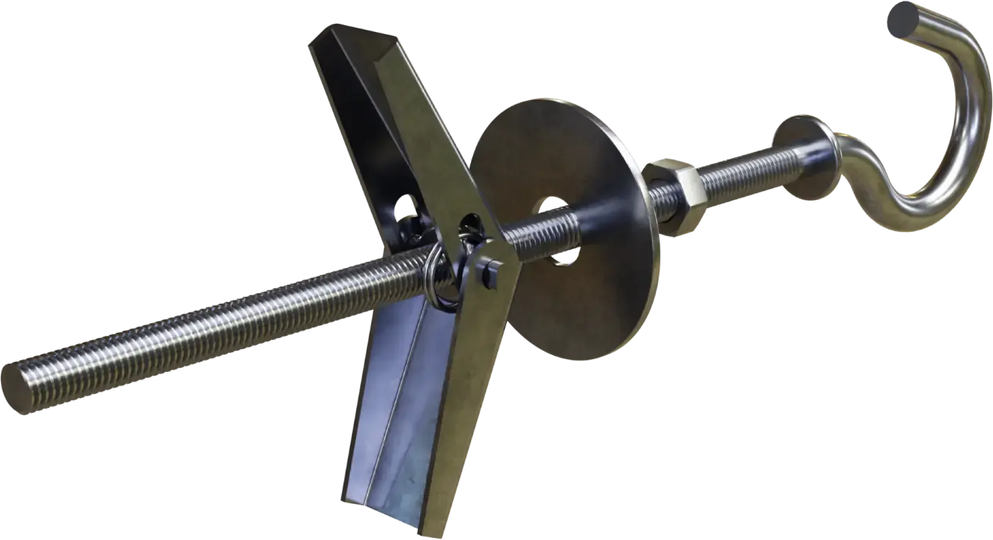 PARASOLKA-hollewandanker met plafondhaak , boordiameter: ø14 mm, ankerafmetingen: M4x75 mm STALCO PAR - M4X75 S