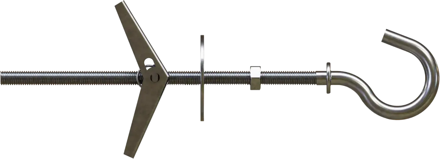 PARASOLKA expansion anchor for empty spaces with ceiling hook , drilling diameter: ø14mm, anchor dimensions: M4x75mm STALCO PAR - M4X75 S