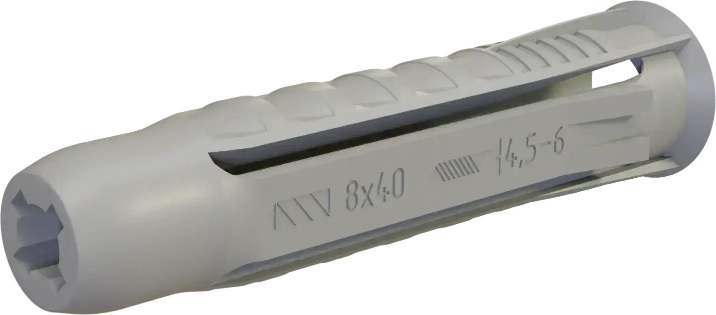 Universal expansion plug sleeve RX drill diameter ø8mm screw ø4.5-6.0mm STALCO PERFECT RX-8x40
