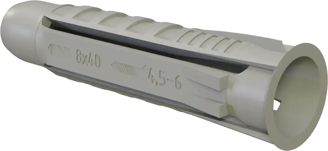 Universal expansion plug sleeve RX drill diameter ø8mm screw ø4.5-6.0mm STALCO PERFECT RX-8x40