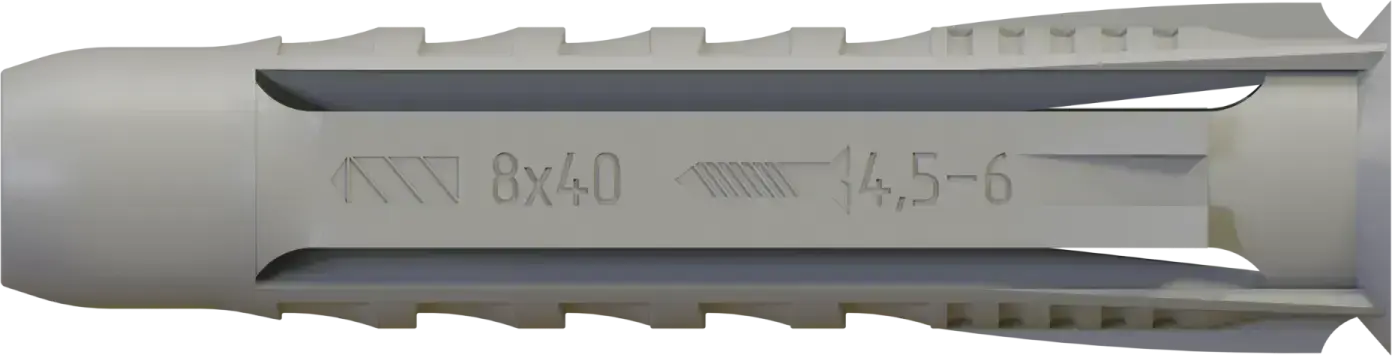 Universal expansion plug sleeve RX drill diameter ø12mm screw ø8.0-10.0mm STALCO PERFECT RX-12x60