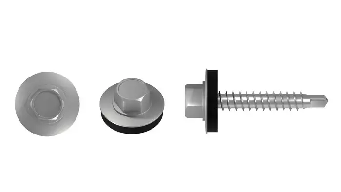 Farm screw for roofing on wooden substrate FD FD-4.8x20 RAL 9006 STALCO FD - 4.8X20 9006