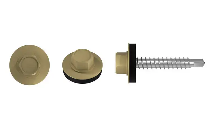 Farm screw for roofing on wooden substrate FD FD-4.8x35 RAL 1002 STALCO FD - 4.8X35 1002