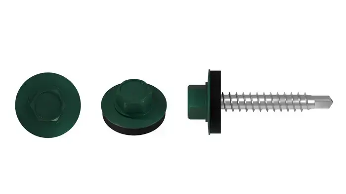 Farm screw for roofing on wooden substrate FD FD-4.8x35 RAL 6005 STALCO FD - 4.8X35 6005