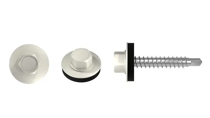 Farm screw for roofing on wooden substrate FD FD-4.8x35 RAL 9010 STALCO FD - 4.8X35 9010