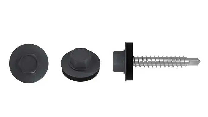 Farm screw for roofing on wooden substrate FD FD-4.8x60 RAL 7024 STALCO FD - 4.8X60 7024