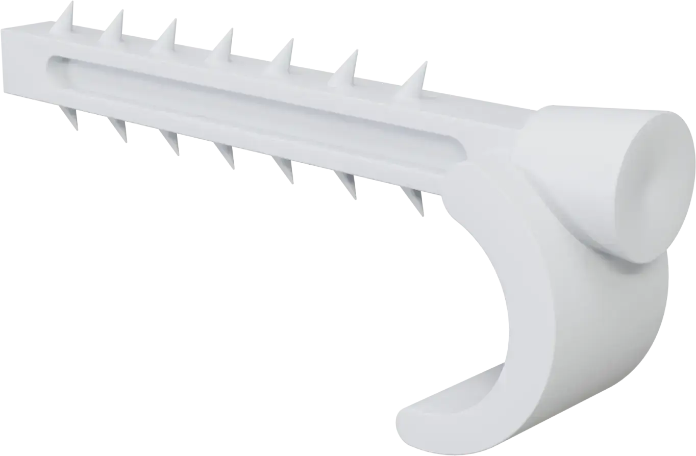 Hook mounting bracket for round UMHO cables , drilling diameter: ø5mm, pack of 100 STALCO UMHO-10