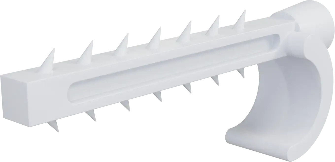 Haakmontagebeugel voor ronde kanalen UMHO boorgat ø6mm, verpakking 40 st. STALCO UMHO-16