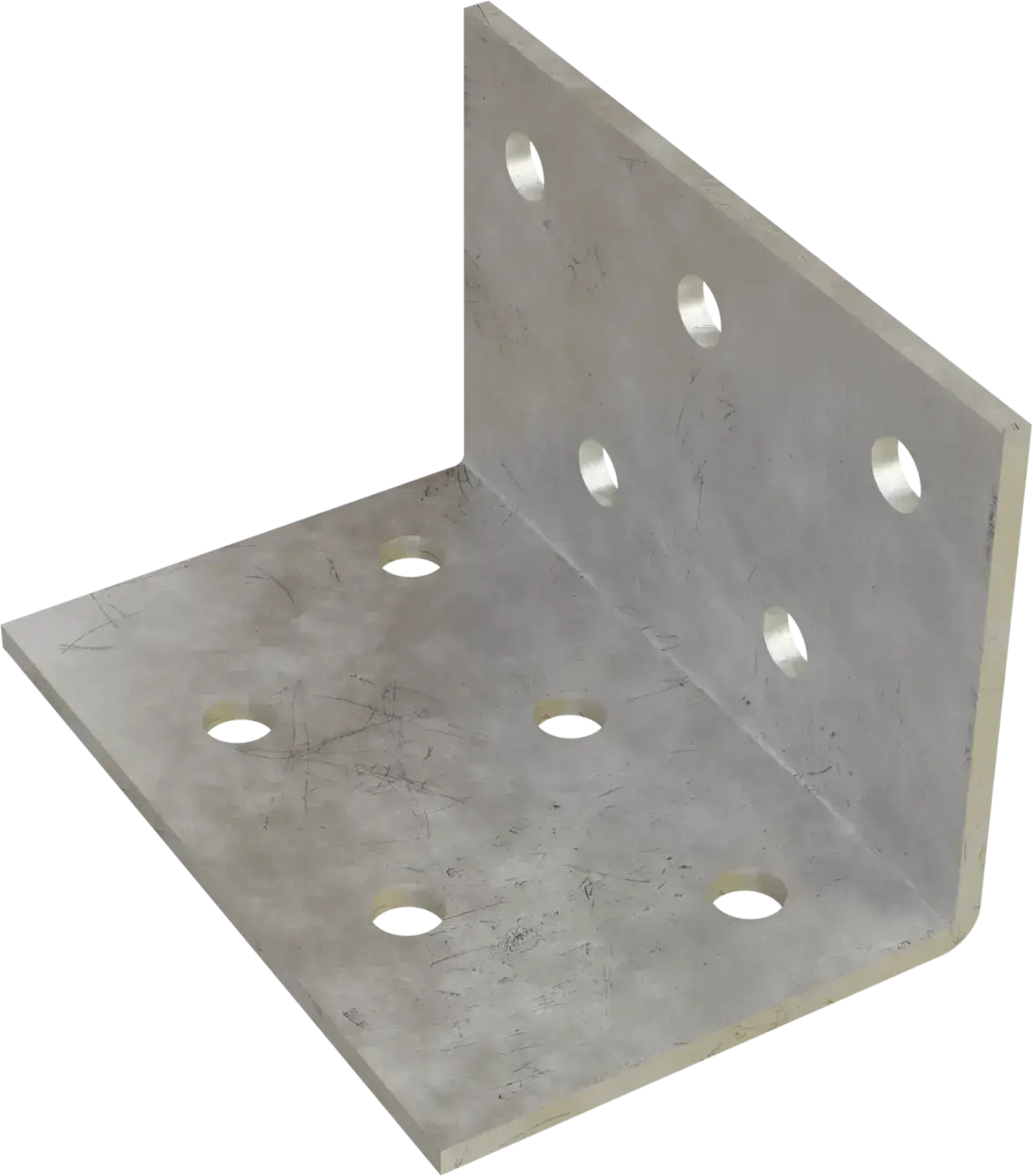 Perforated plate angle bracket KP 100x200x100 mm, thickness: 2.0 mm STALCO KP17 - 100/200/100
