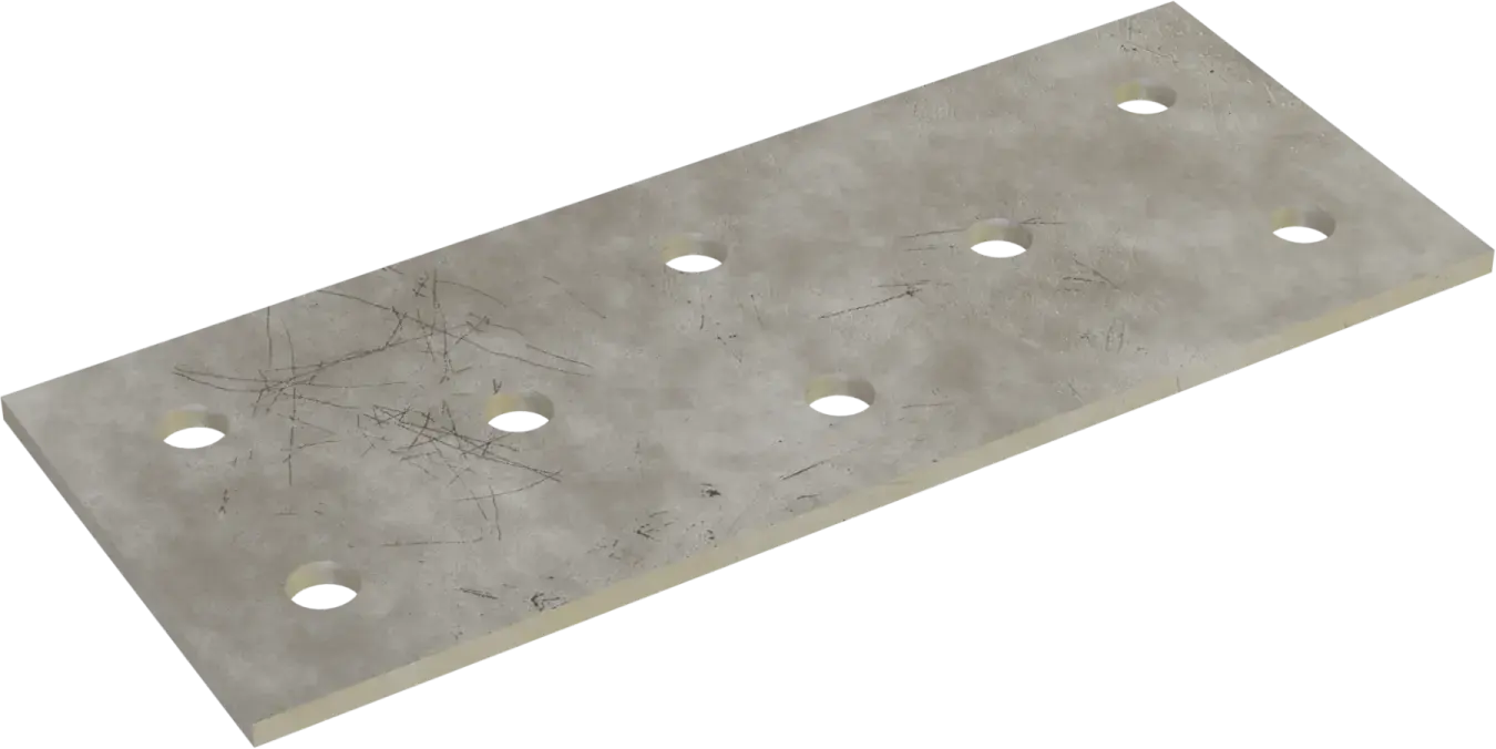 Geperforeerde plaat PP 120x300mm, dikte 2,0mm STALCO PP20 - 120/300