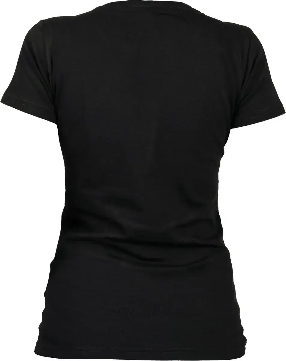 LUCKY W XS women's T-shirt Black STALCO PERFECT S-78695