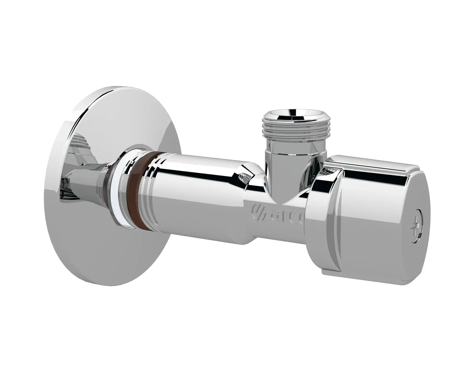 Angle valve with metal Nova handle VITAQ ASAG A-80 1/2" M x 3/8" M (2 pieces) NOV81MAC