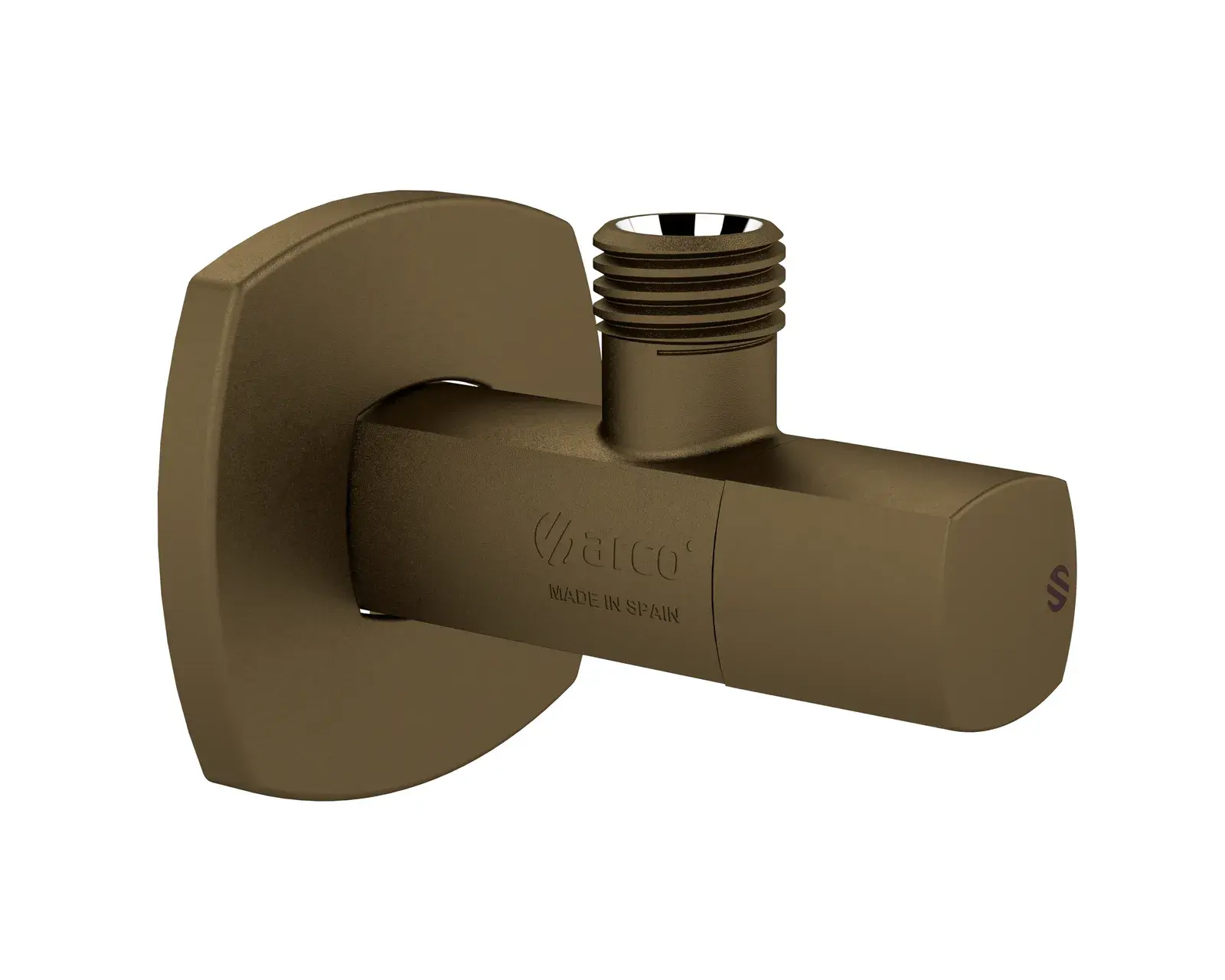Bronze angle valve A-80 Lipstick 1/2" M x 3/8" M 202531