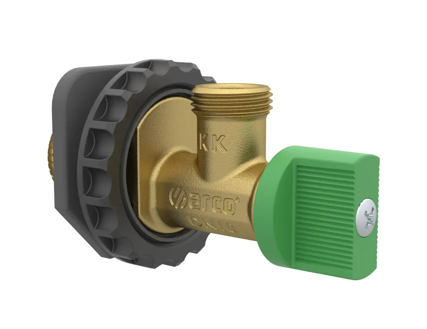 Angle valve for concealed cistern A-80 1/2" M x 3/8" M 201210