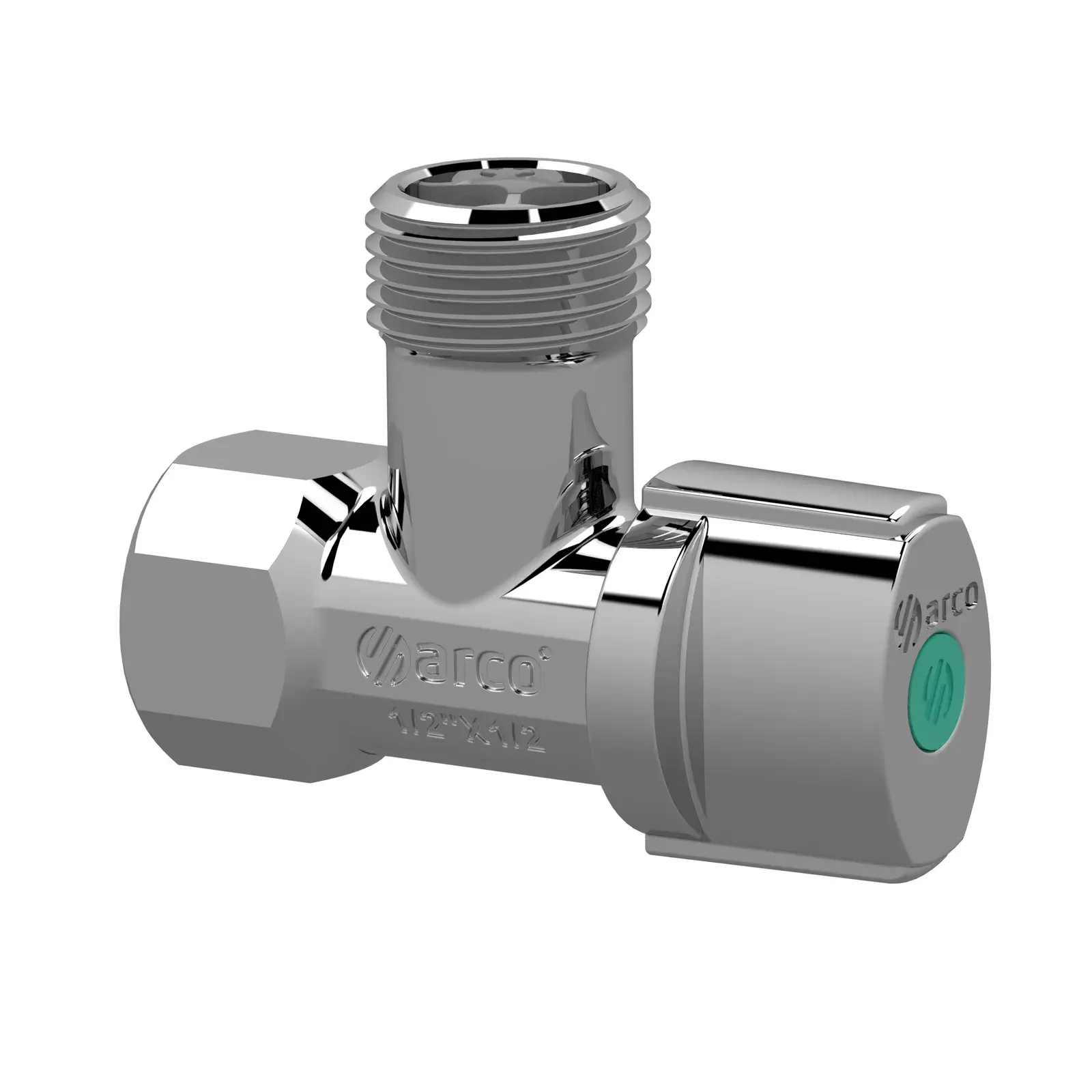 High-flow angle valve with check valve A-80 X-FLOW 1/2" F NPT x 1/2" M NPSM 206152