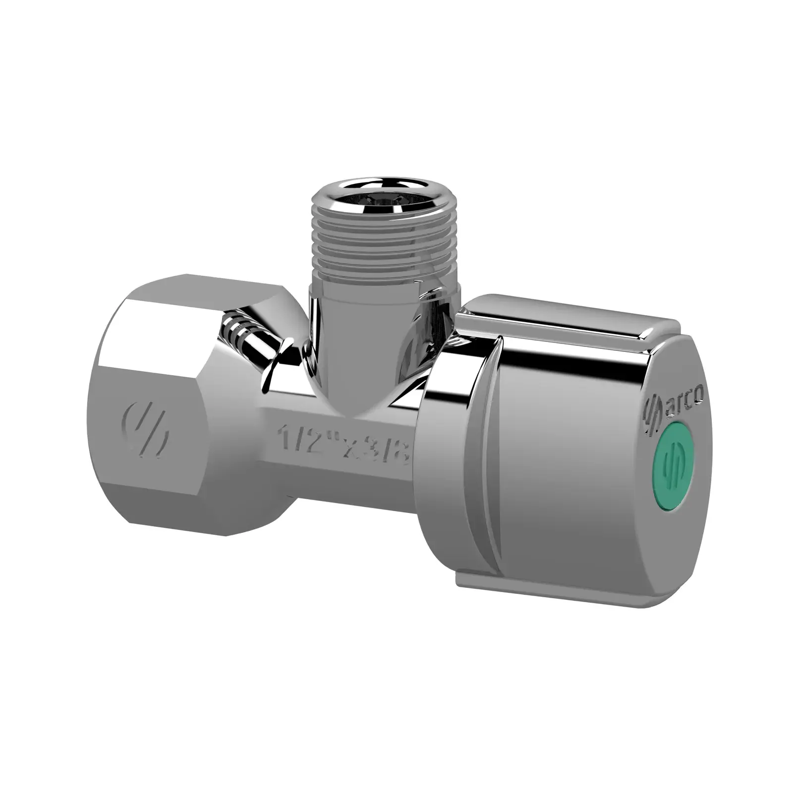 Angle valve A-80 1/2" F NPT x 3/8" M 206144