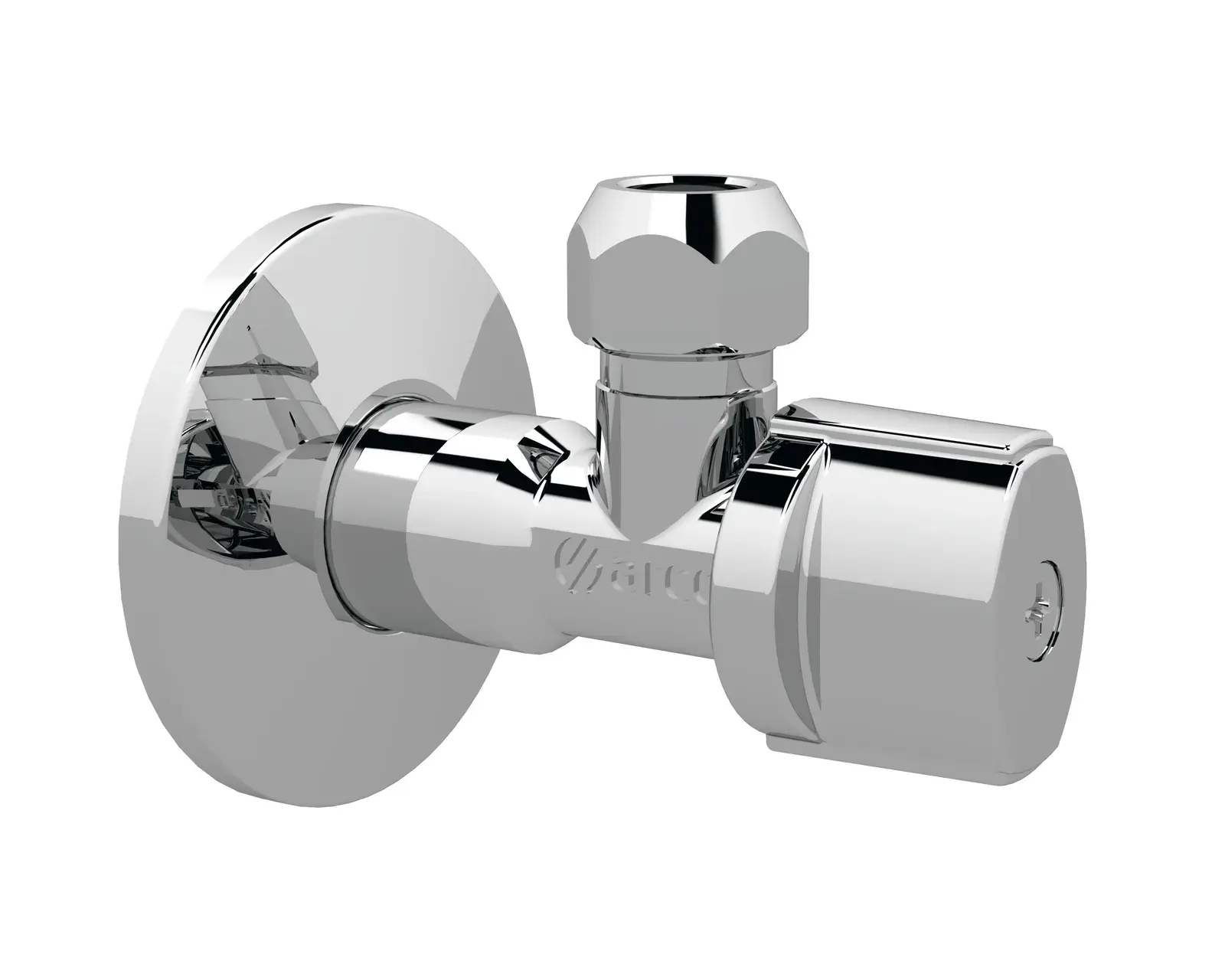 Angle valve with metal Nova handle VITAQ A-80 1/2" M x 3/8" x 10 mm NOV74MAC