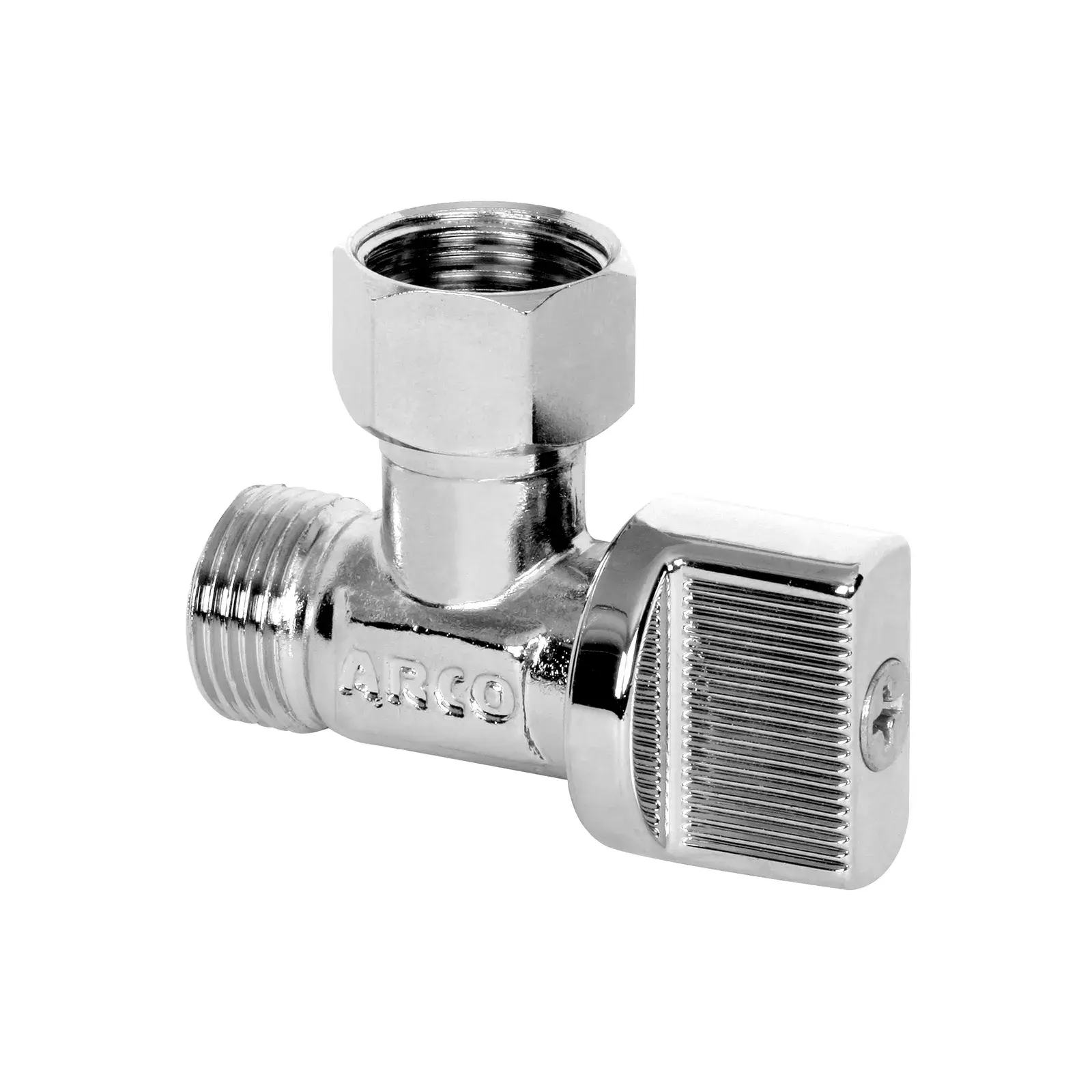 Angle valve A-80 Delta 3/8" M x 3/8" loose nut (25 pieces) DE741RI