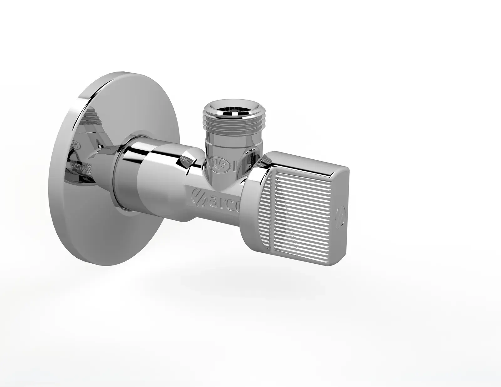 Angle valve with Original handle A-80 1/2" M x 3/8" M P0704