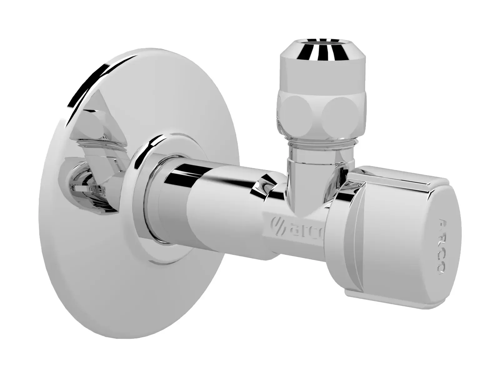 Angle valve with ABS Nova handle VITAQ A-80 1/2" M x 3/8" x 10 mm NV092
