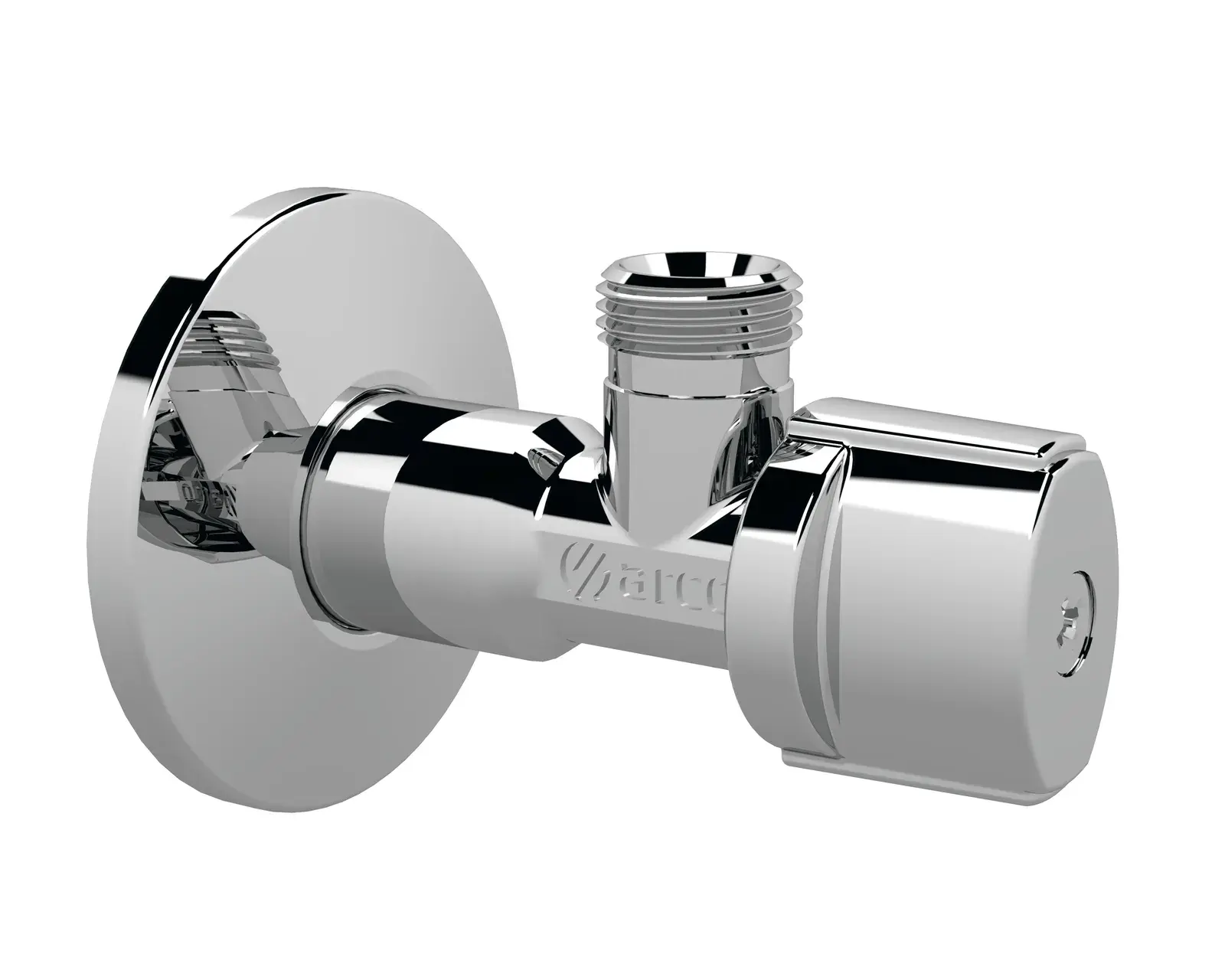 Angle valve with metal Nova handle VITAQ A-80 1/2" M x 3/8" M (2 pieces) NOV76MAC