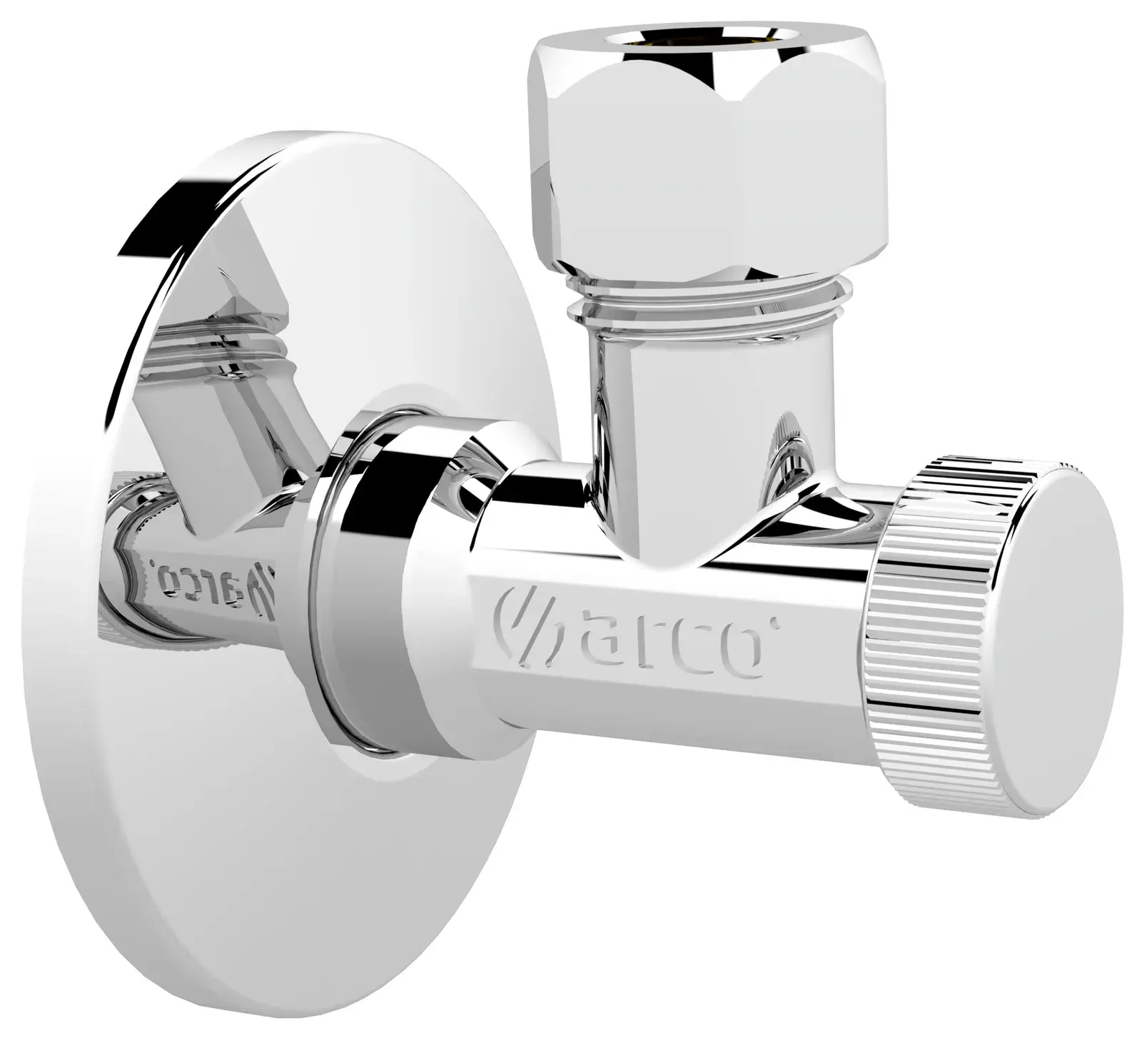 Multiturn angle valve with concealed handle Regula 1/2" M x 3/8" x 10 mm ZS600