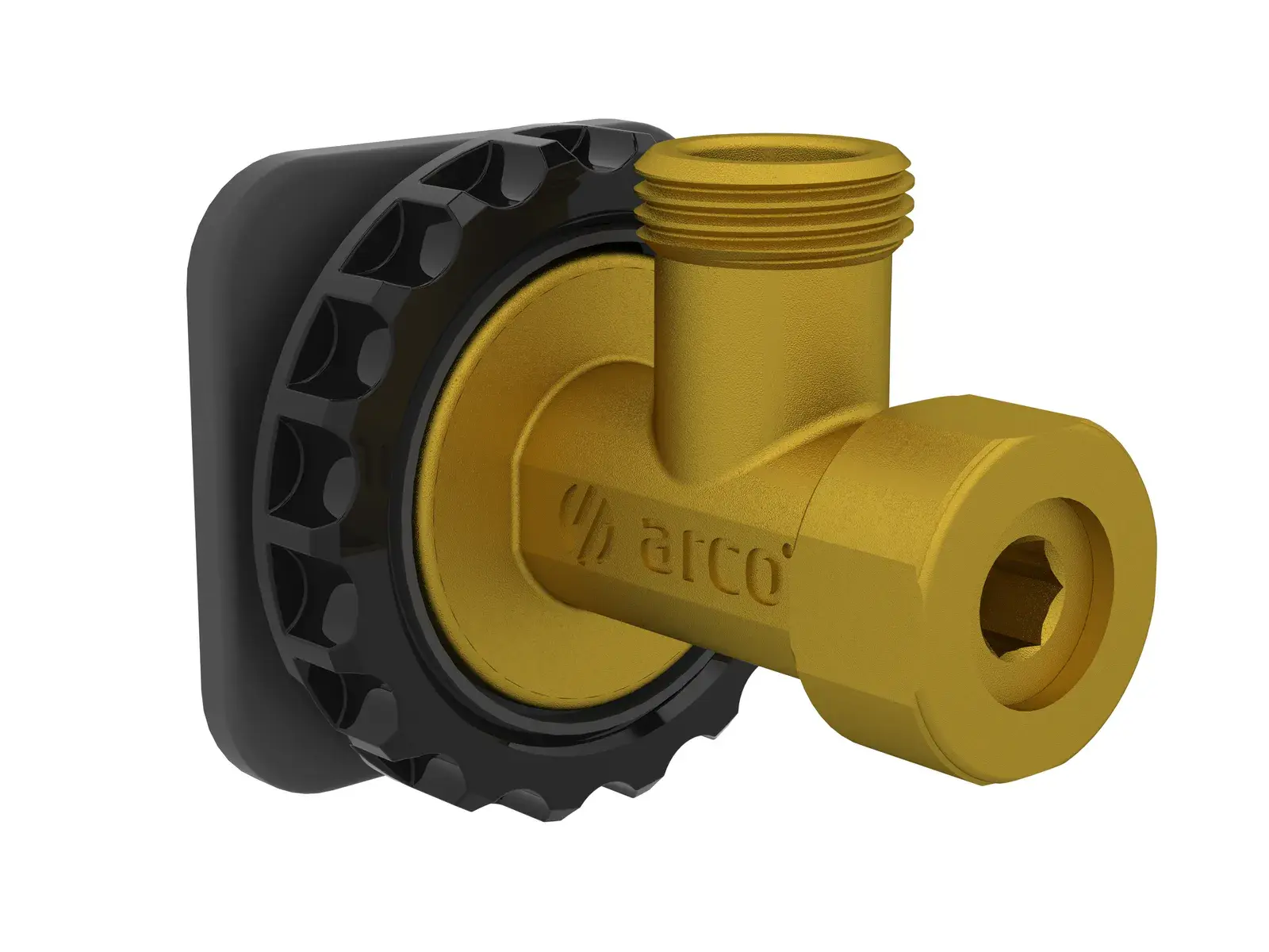 Multiturn angle valve for concealed cistern A-80 Regula 1/2" M x 3/8" M 201240