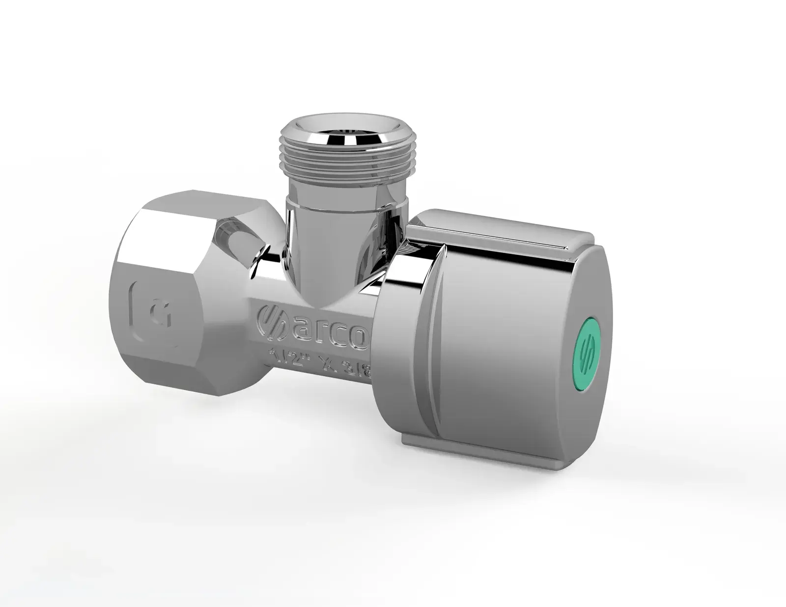 Short angle valve A-80 1/2" F x 3/8" M NV717AC